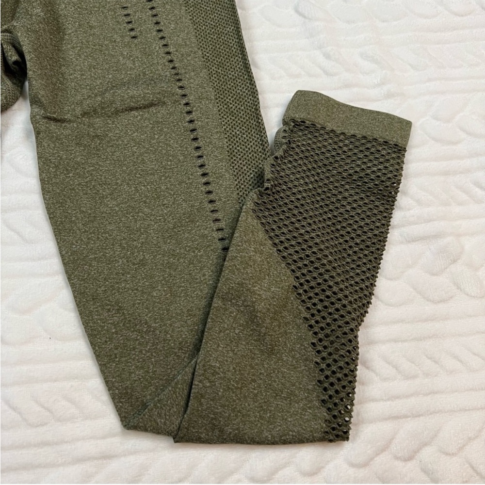 SHEIN Olive Green Leggings and Sports Bra Set - Picture 11 of 15